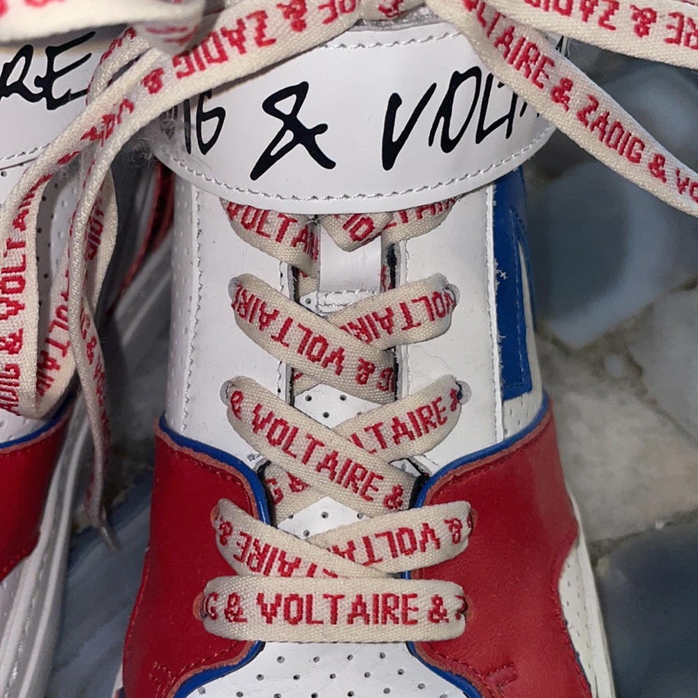 LIKE NEW Zadig & Voltaire High-Top Sneakers Sz 39 - Picture 9 of 9